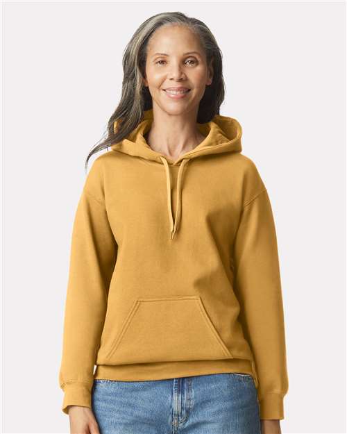 Softstyle® Midweight Hooded Sweatshirt - Mustard -   -